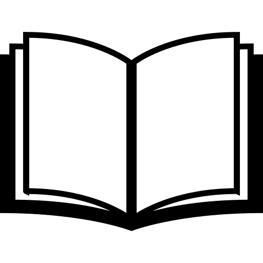 Icon aufgeschlagenes Buch